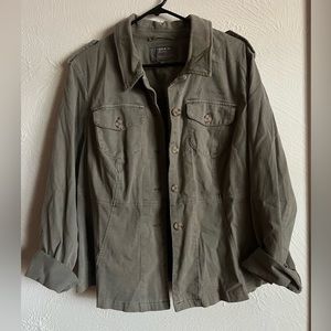Torrid army green jacket